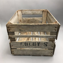 Load image into Gallery viewer, Vintage Weathered Wooden Crate (12x18x15)
