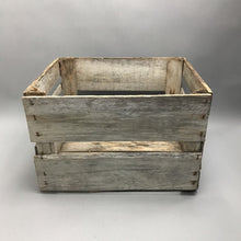 Load image into Gallery viewer, Vintage Weathered Wooden Crate (12x18x15)
