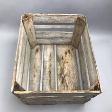 Load image into Gallery viewer, Vintage Weathered Wooden Crate (12x18x15)
