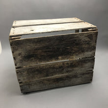 Load image into Gallery viewer, Vintage Weathered Wooden Crate (12x18x15)
