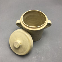 Load image into Gallery viewer, Vintage Over &amp; Back Yellow Ware Container w/Lid (6x6)
