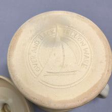 Load image into Gallery viewer, Vintage Over &amp; Back Yellow Ware Container w/Lid (6x6)
