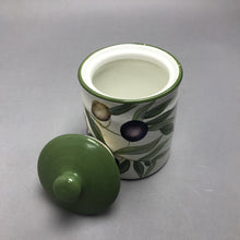 Load image into Gallery viewer, Vintage Sorrento Olive Branch Design Canister AS IS(5x4)
