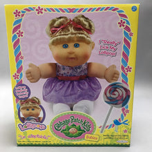 Load image into Gallery viewer, Cabbage Patch Kids: Lollipop Baby Doll - Blue Eyes Blond Hair 2014 (13")
