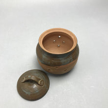 Load image into Gallery viewer, Vintage Pottery Garlic Keeper Jar with Lid
