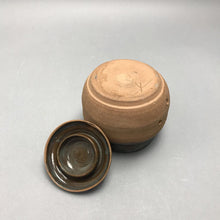 Load image into Gallery viewer, Vintage Pottery Garlic Keeper Jar with Lid
