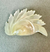 Load image into Gallery viewer, Vintage Carved Mother of Pearl Swirl Brooch Pin (2.5")
