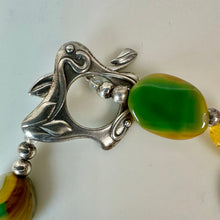 Load image into Gallery viewer, Silpada Dyed Agate Quartz Sterling Beaded Toggle Bracelet (8")
