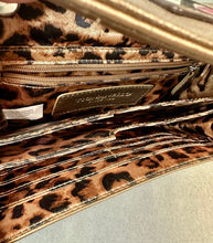 Load image into Gallery viewer, Tignanello Bronze Metallic Leather Envelope Clutch Purse (5x8")
