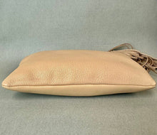Load image into Gallery viewer, GILI Got It Love It Blush Leather Tassel Clutch Purse (7x10")
