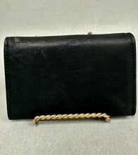 Load image into Gallery viewer, Simply Noelle Black/Brown Vegan Leather ID Card Key Holder Trifold Wallet (3.25x5")
