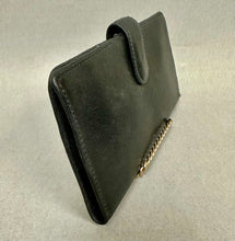 Load image into Gallery viewer, Stone Mountain Black Smooth Leather Card Organizer Wallet (4x7")
