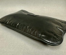 Load image into Gallery viewer, Vintage Anne Klein Black Leather Clutch Purse (6.5x10")
