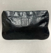 Load image into Gallery viewer, Vintage Anne Klein Black Leather Clutch Purse (6.5x10")
