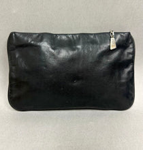 Load image into Gallery viewer, Vintage Anne Klein Black Leather Clutch Purse (6.5x10")
