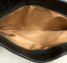Load image into Gallery viewer, Vintage Anne Klein Black Leather Clutch Purse (6.5x10")
