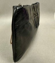 Load image into Gallery viewer, Vintage Anne Klein Black Leather Clutch Purse (6.5x10")
