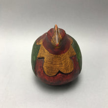 Load image into Gallery viewer, Carved Wood Painted Hen Figurine (4.5x6x3.5)
