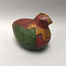 Load image into Gallery viewer, Carved Wood Painted Hen Figurine (4.5x6x3.5)
