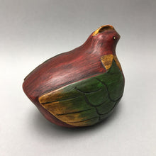 Load image into Gallery viewer, Carved Wood Painted Hen Figurine (4.5x6x3.5)
