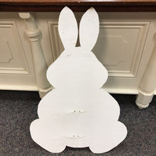 Load image into Gallery viewer, Large Wooden Handmade Painted Easter Bunny (39")
