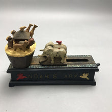 Load image into Gallery viewer, Noah's Ark Coin Mechanical Bank Cast Iron Bits and Pieces (6x8x3)(As Is)
