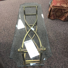 Load image into Gallery viewer, Glass / Metal Sofa Table (27x56x18)
