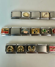 Load image into Gallery viewer, Lot of Italian Stainless Steel Customizable Bracelet Making Charms
