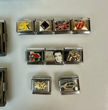 Load image into Gallery viewer, Lot of Italian Stainless Steel Customizable Bracelet Making Charms
