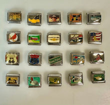 Load image into Gallery viewer, Lot of Italian Stainless Steel Customizable Bracelet Making Charms

