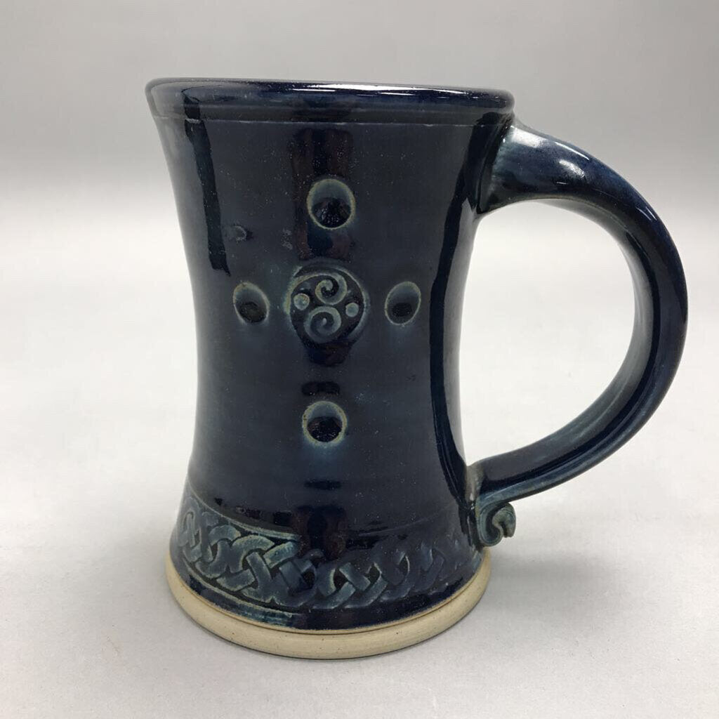 celtic coffee cup Celtic Clays Pottery Large Green Coffee Mug , Handmade in Ireland (6