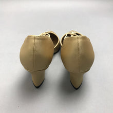 Load image into Gallery viewer, NEW Easy Streets Alive 5 Gold Satin Heels Size 7
