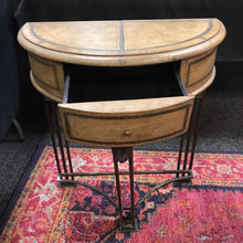 Load image into Gallery viewer, Half Moon Entry Table (28x24x12) AS IS
