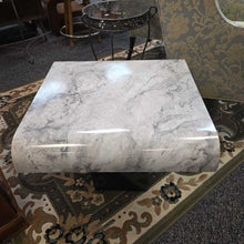 Load image into Gallery viewer, Faux Marble Wood Coffee Table (20x24x24)
