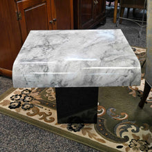 Load image into Gallery viewer, Faux Marble Wood Coffee Table (20x24x24)
