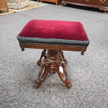 Load image into Gallery viewer, Antique Victorian Piano Stool (20x19x14)
