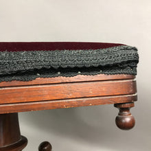 Load image into Gallery viewer, Antique Victorian Piano Stool (20x19x14)
