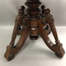 Load image into Gallery viewer, Antique Victorian Piano Stool (20x19x14)
