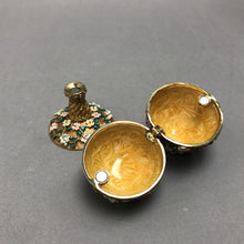 Load image into Gallery viewer, Faberge Style Floral Egg Shaped Trinket Box(4")
