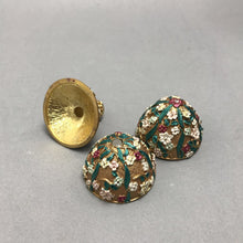 Load image into Gallery viewer, Faberge Style Floral Egg Shaped Trinket Box(4")
