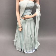 Load image into Gallery viewer, Franklin Mint Princess Diana Doll - Light Blue Chiffon Gown w/ Draped Scarf (~17")
