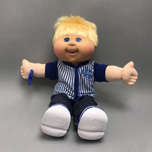 Load image into Gallery viewer, Cabage Patch Kids Boy Plush Doll Blonde Blue Eyes Baseball (15")
