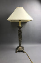 Load image into Gallery viewer, Vintage Style Table Lamp W/ Ivory Shade (34")
