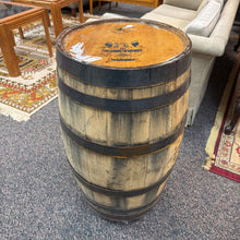 Load image into Gallery viewer, Kelvin Cooperage Wood Barrel on Wheels (33x20x20)
