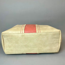 Load image into Gallery viewer, Montana West Tan &amp; Coral Faux Leather Shoulder Tote Purse (11x17x5")
