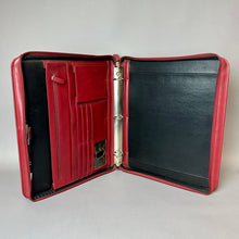 Load image into Gallery viewer, Levenger Red Leather Organizer Portfolio (13x11")
