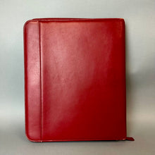 Load image into Gallery viewer, Levenger Red Leather Organizer Portfolio (13x11")
