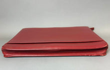 Load image into Gallery viewer, Levenger Red Leather Organizer Portfolio (13x11")
