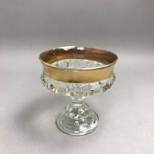 Load image into Gallery viewer, Vintage Indiana Glass Kings Crown Thumbprint Footed Compote Bowl (5x5)
