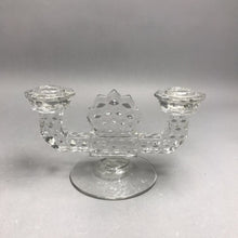 Load image into Gallery viewer, Vintage Fostoria American Double Flat Foot Candlesticks(9x5) 2 available
